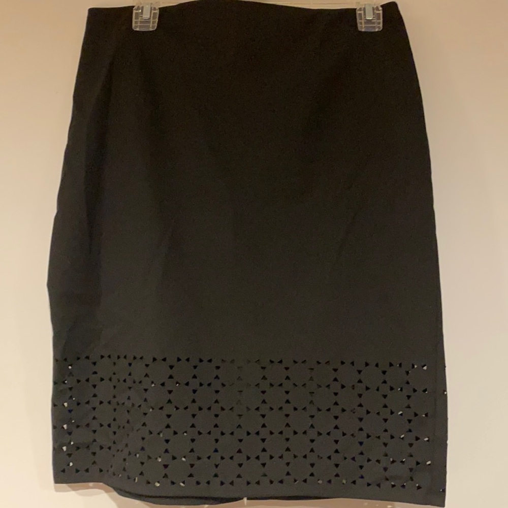 Black New York & Company Work Skirt